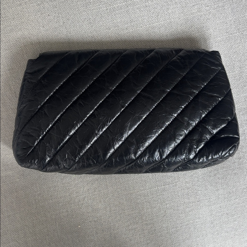 Balenciaga Crush Pochette Black | Authentic - Picture 4 of 10